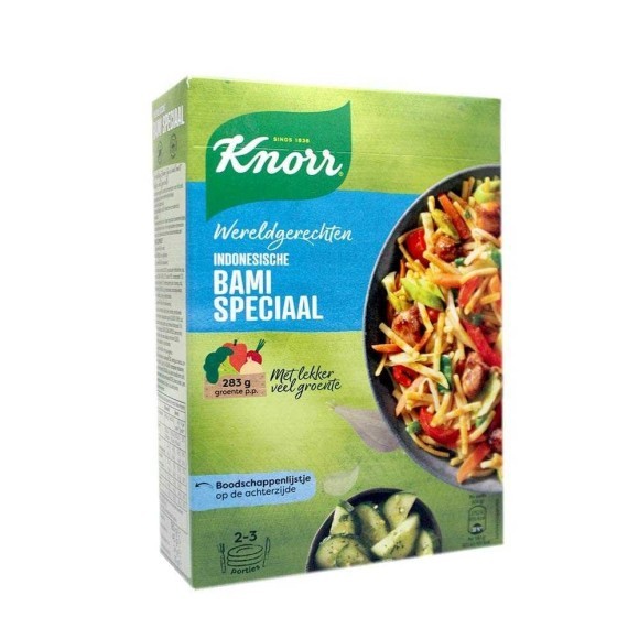 Knorr Indonesische Bami Speciaal / Mix Box for Bami Special 180g Knorr Indonesische Bami Speciaal / Mix Box for Bami Special 180g