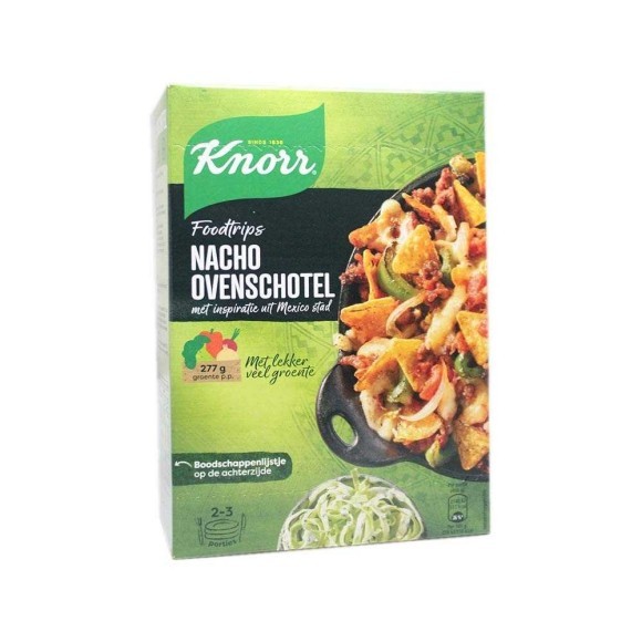 Knorr Nacho Ovenschotel / Mix Box for Nachos 190g Knorr Nacho Ovenschotel / Mix Box for Nachos 190g