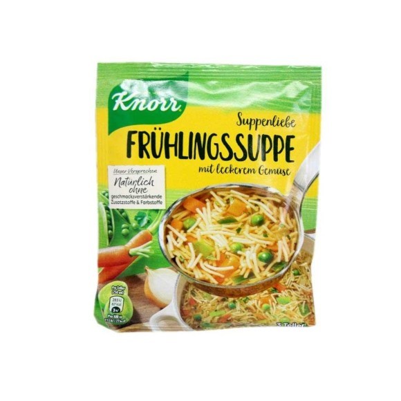 Knorr Frühlingssuppe mit Gemüse / Soup with Vegetables 62g Knorr Frühlingssuppe mit Gemüse / Soup with Vegetables 62g