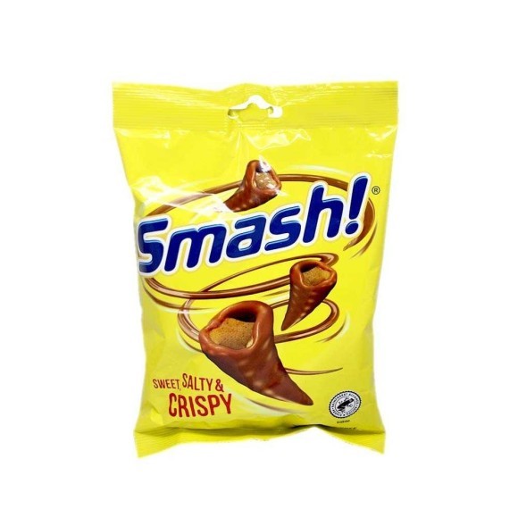 Smash! Maissnacks med Melkesjokolade / Maize Snacks with Chocolate 100g Smash! Maissnacks med Melkesjokolade / Maize Snacks with Chocolate 100g