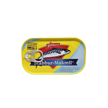 Stabburet Stabbur-Makrell Grovhakket i Tomatsaus / Mackerel in Tomato 110g