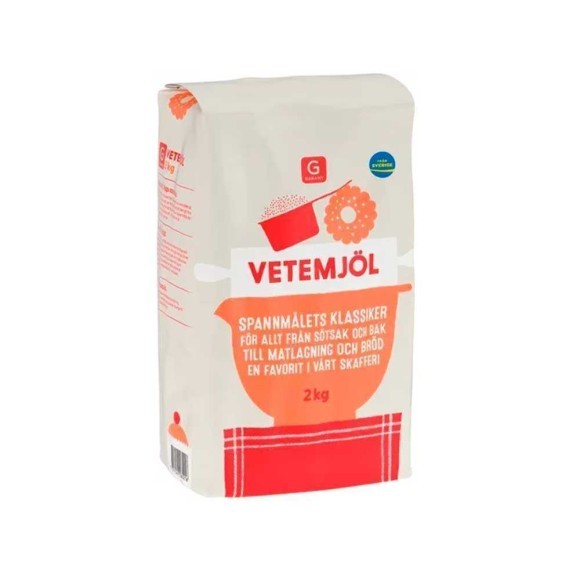 Garant Vetemjöl / Wheat Flour 2Kg Garant Vetemjöl / Wheat Flour 2Kg