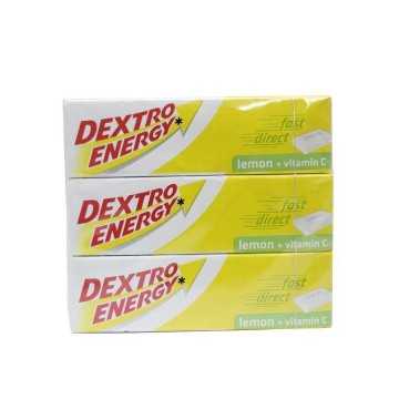 Dextro Energy Lemon+Vitamin C / Caramelos con Vitaminas sabor Limón x3