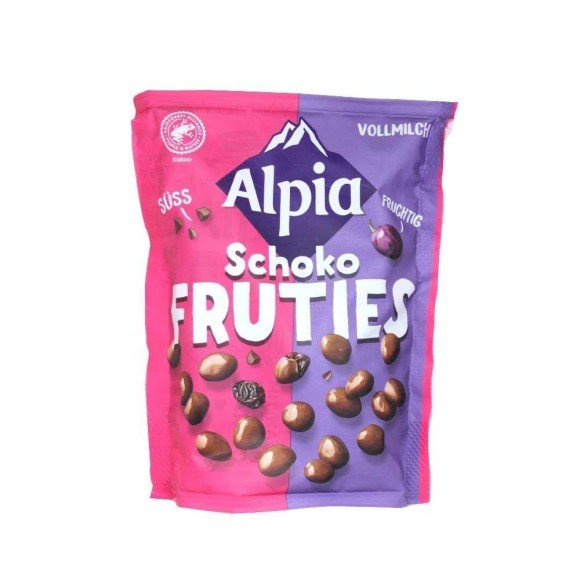Alpia Schoko Fruties Vollmilch / Milk Chocolate Raisins 225g Alpia Schoko Fruties Vollmilch / Milk Chocolate Raisins 225g