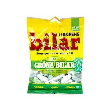 Bilar Ahlgrens Gröna Bilar / Gummies with Lemon, Apple and Pear Flavour 100g