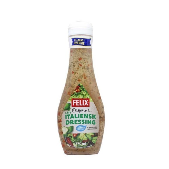 Felix Original Lätt Italiensk Dressing / Italian Salad Dressing 370ml Felix Original Lätt Italiensk Dressing / Italian Salad Dressing 370ml