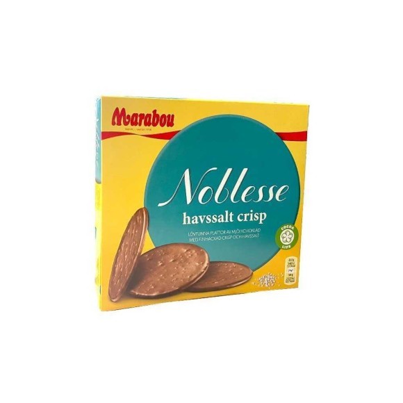 Marabou Noblesse Havssalt Crisp / Chocolate Bar With Sea Salt 150g Marabou Noblesse Havssalt Crisp / Chocolate Bar With Sea Salt 150g