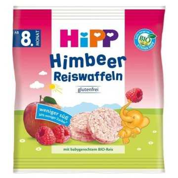 Hipp Himbeer Reiswaffeln / Tortitas de arroz de frambruesa para niños 30g