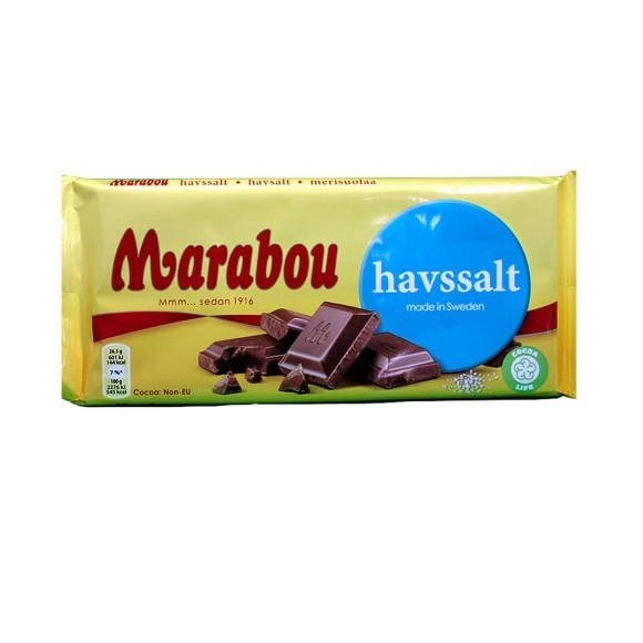 Marabou Havssalt 185g / Chocolate with Sea Salt Marabou Havssalt 185g / Chocolate with Sea Salt