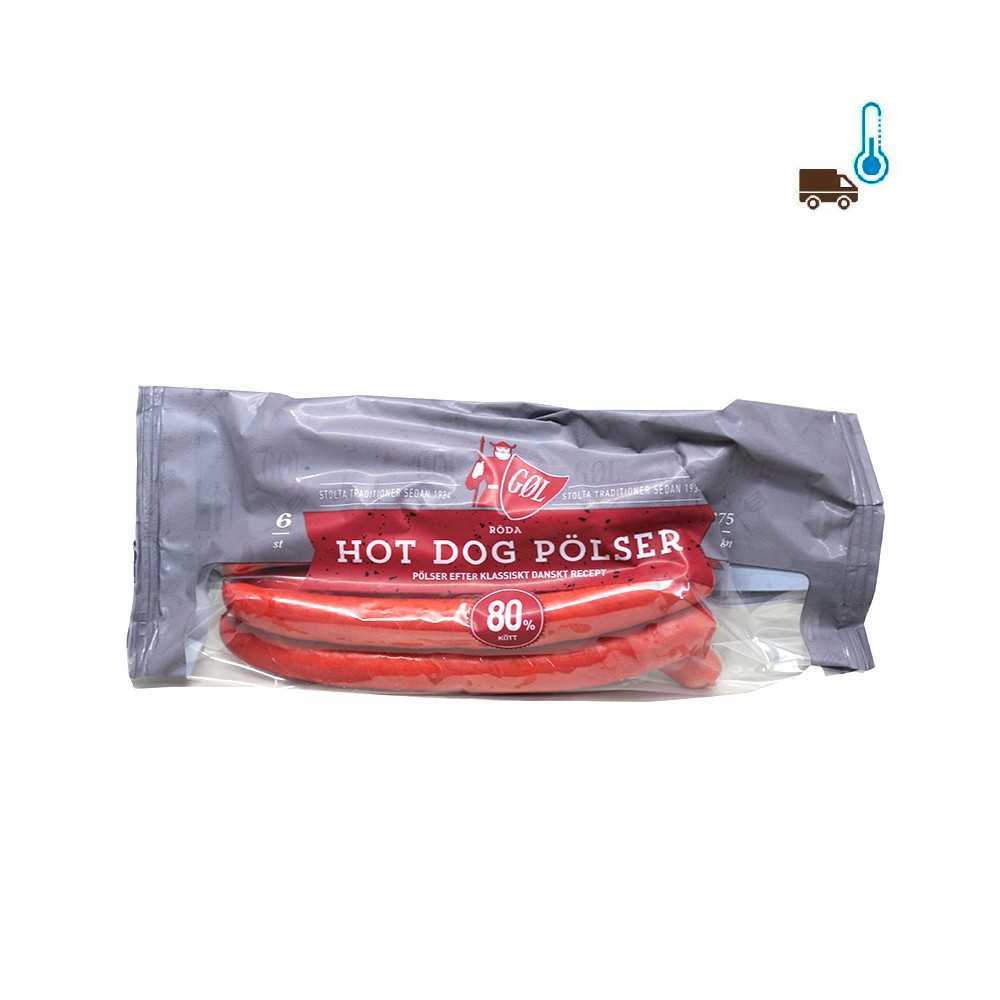 Gøl Röda Hot Dog Pölser / Salchichas Hot Dog 375g