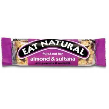 Eat Natural Almond & Sultana with Peanuts and Apricots Bar / Barrita Cereales, Almendras y Sultanas 50g