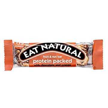 Eat Natural protein packed with chocolate and orange Bar / Barrita Cereales Chocolate y Naranja 45g