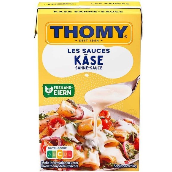Thomy Käse Sahne Sauce / Salsa de Nata y Queso 250ml Thomy Käse Sahne Sauce / Salsa de Nata y Queso 250ml