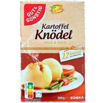 Gut&Günstig Kartoffel Knödel Halb&Halb / Preparado para Albóndigas de Patata 309g