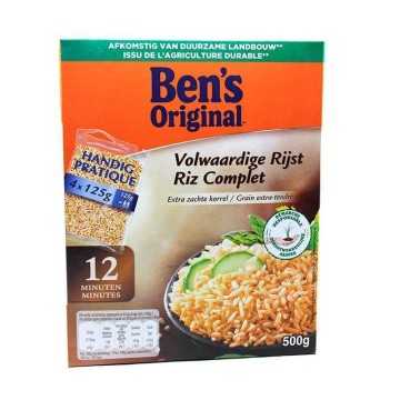 Ben's Original Volwaardige rijst Kookbuiltjes / Arroz Integral 500g