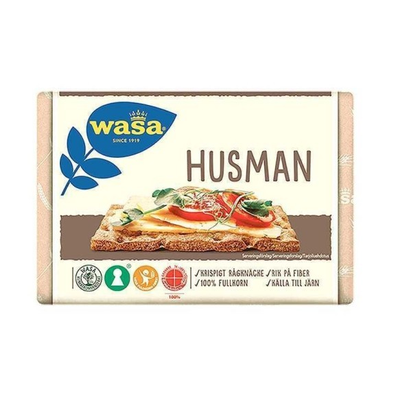 Wasa Knäckebröd Husman / Pan Crujiente de Centeno 260g Wasa Knäckebröd Husman / Pan Crujiente de Centeno 260g