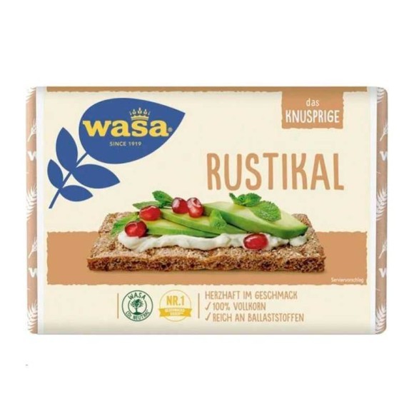 Wasa Rustikal / Pan de Centeno Integral 275g Wasa Rustikal / Pan de Centeno Integral 275g