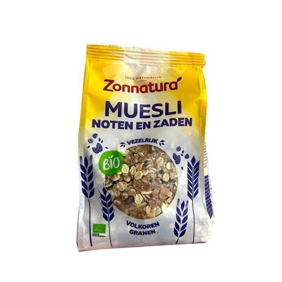 Zonnatura BIO Muesli Noten Zaden / Muesli de Nueces y Semillas 375g Zonnatura BIO Muesli Noten Zaden / Muesli de Nueces y Semillas 375g