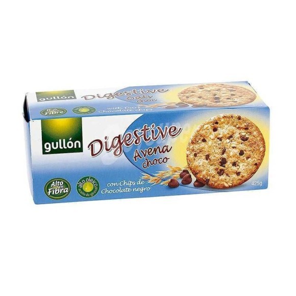 Gullón Galletas Digestive Avena y Chocolate / Digestive Oatmeal and Chocolate Cookies 425g Gullón Galletas Digestive Avena y Chocolate / Digestive Oatmeal and Chocolate Cookies 425g
