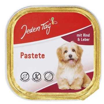 Jeden Tag Hund Feine Pastete mit Rind & Leber / Dog Food beef & liver 300g