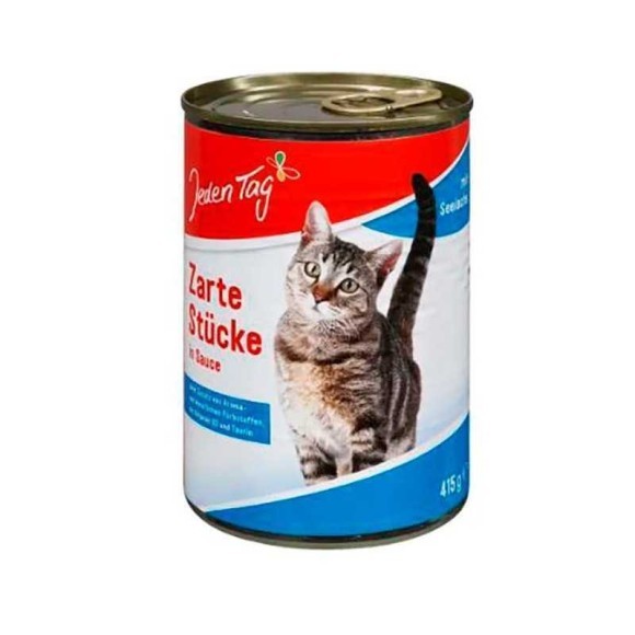 Jeden Tag Katzen Seelachs / Cat Food Fish Flavour 415g Jeden Tag Katzen Seelachs / Cat Food Fish Flavour 415g