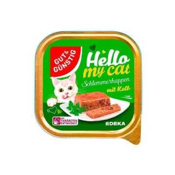 Gut&Günstig Schlemmer Happen mit Kalb / Cat Food Beef 100g