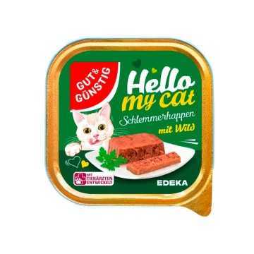 Gut&Günstig Schlemmer Happen Wild / Comida para Gato con Carne de Caza 100g