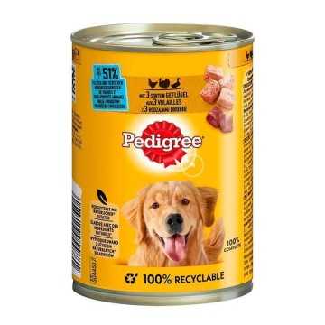 Pedigree Vital 3 Sorten Geflügel / Pate for Dogs with 3 types of Fowl 400g