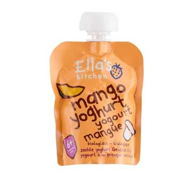 Ella's Kitchen Bio Mango and Yogourt / Puré de Frutas de Mango y Yogourt Bio 90g