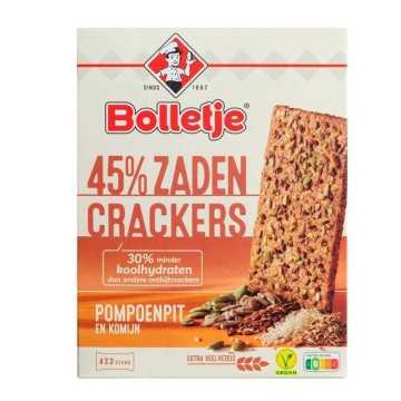 Bolletje Vezelrijke Zadencrackers met Pompoenpitten / Crackers con Semillas y Pipas 265g
