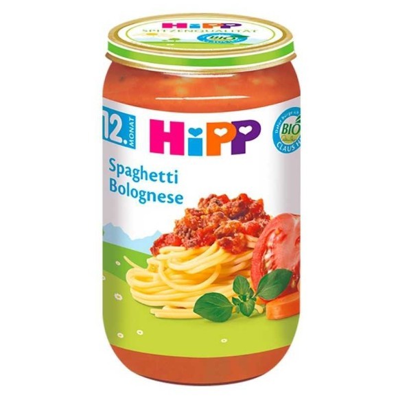 Hipp Children's Spaghetti Bolognese from 12 / Comida Niño Spaghetti Boloñesa 250g Hipp Children's Spaghetti Bolognese from 12 / Comida Niño Spaghetti Boloñesa 250g