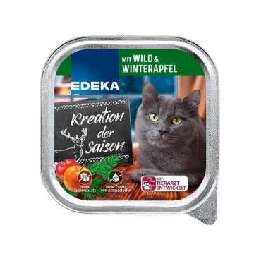 Edeka Feine Happen Menue der Season Kreation / Cat Food Turkey&Wild 100g