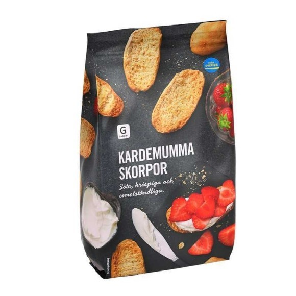 Garant Krisprolls Kardemumma / Swedish Crispy Bread with Cardamom 400g Garant Krisprolls Kardemumma / Swedish Crispy Bread with Cardamom 400g