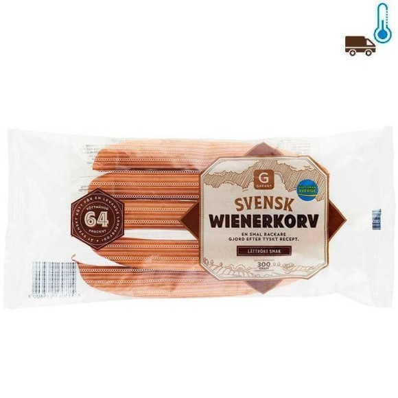 Garant Wienerkorv / Swedish sausages 300g Garant Wienerkorv / Swedish sausages 300g