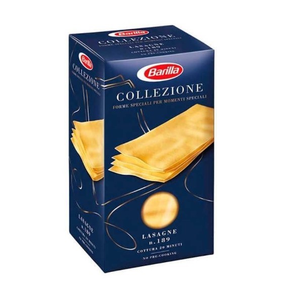 Barilla Collezione Lasagne Bolognesi / Placas de Lasaña x20 500g Barilla Collezione Lasagne Bolognesi / Placas de Lasaña x20 500g