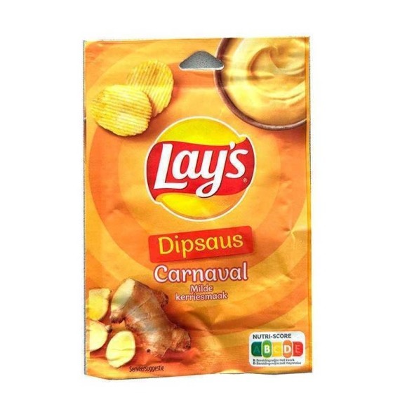 Lay's Dipsaus Carnaval Milde Kerriesmaak 6g / Curry Dip Lay's Dipsaus Carnaval Milde Kerriesmaak 6g / Curry Dip