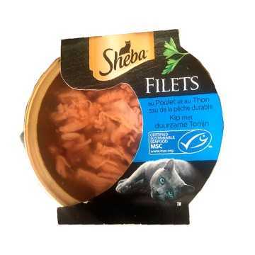 Sheba Tonijnfilet / Cat food Tuna Slices 80g