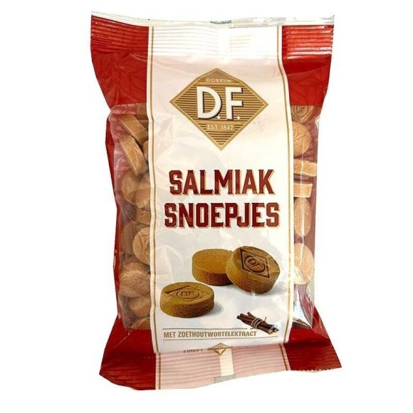 D.F. Salmiak Snoepjes / Caramelos Regaliz Dulces 200g D.F. Salmiak Snoepjes / Caramelos Regaliz Dulces 200g