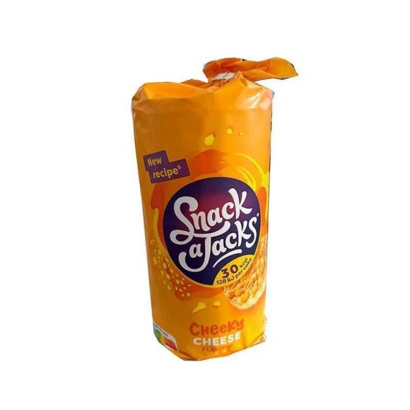 Snack a Jacks Cheese / Snack Tortitas sabor Queso 104g Snack a Jacks Cheese / Snack Tortitas sabor Queso 104g