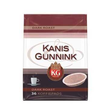 Kanis & Gunnink Dark Roast Koffiepads / Café Negro en Infusor x36
