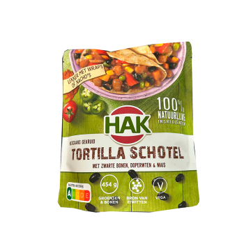 HAK Tortilla Schotel 550g/ Beans with Herbs and Vegetables