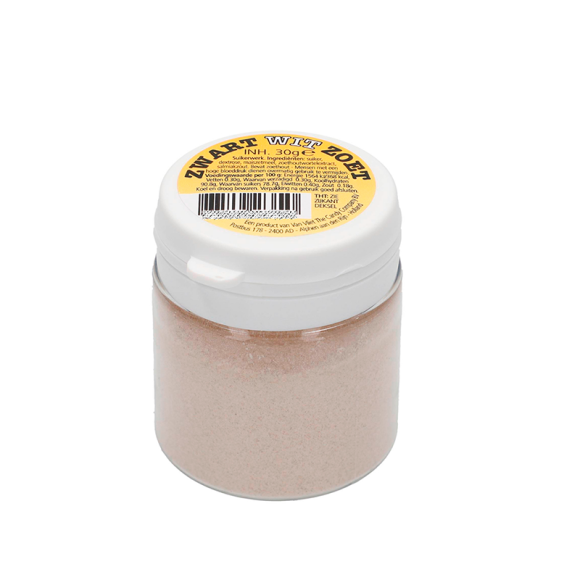 Van Vliet Zwart Wit Zoet / Caramelo en Polvo Dulce 30g Van Vliet Zwart Wit Zoet / Caramelo en Polvo Dulce 30g