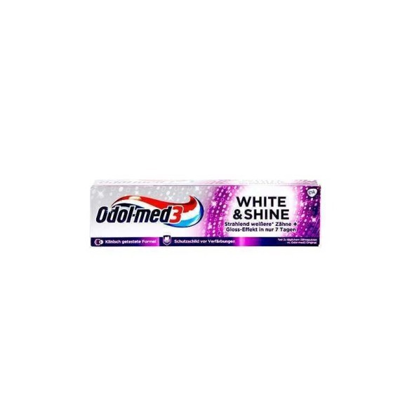 Odol Med 3 Weiss & Shein / Whitening Toothpaste 75ml Odol Med 3 Weiss & Shein / Whitening Toothpaste 75ml