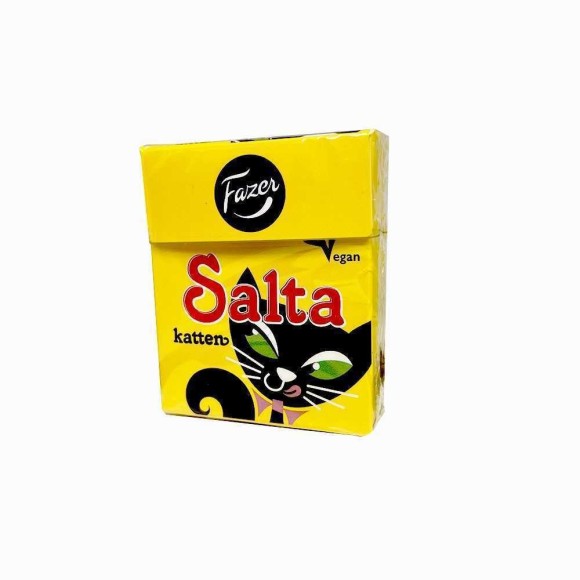 Fazer Mini Salta Katten 38g/ Salted Liquorice Sweets