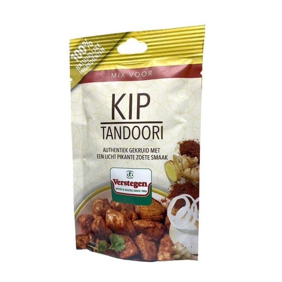 Verstegen Mix Voor Kip Tandoori / Mezcla de Especias para Pollo Tandoori 20g Verstegen Mix Voor Kip Tandoori / Mezcla de Especias para Pollo Tandoori 20g