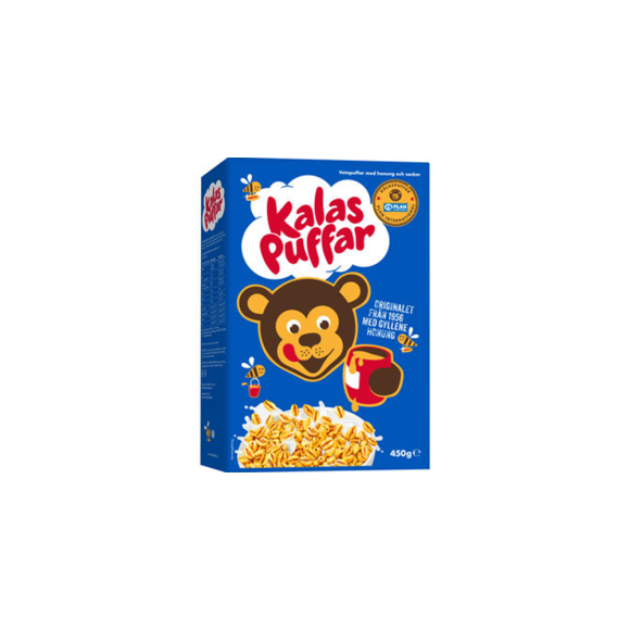 Kalaspuffar Honey Monster 450g / Cereals with Honey Kalaspuffar Honey Monster 450g / Cereals with Honey