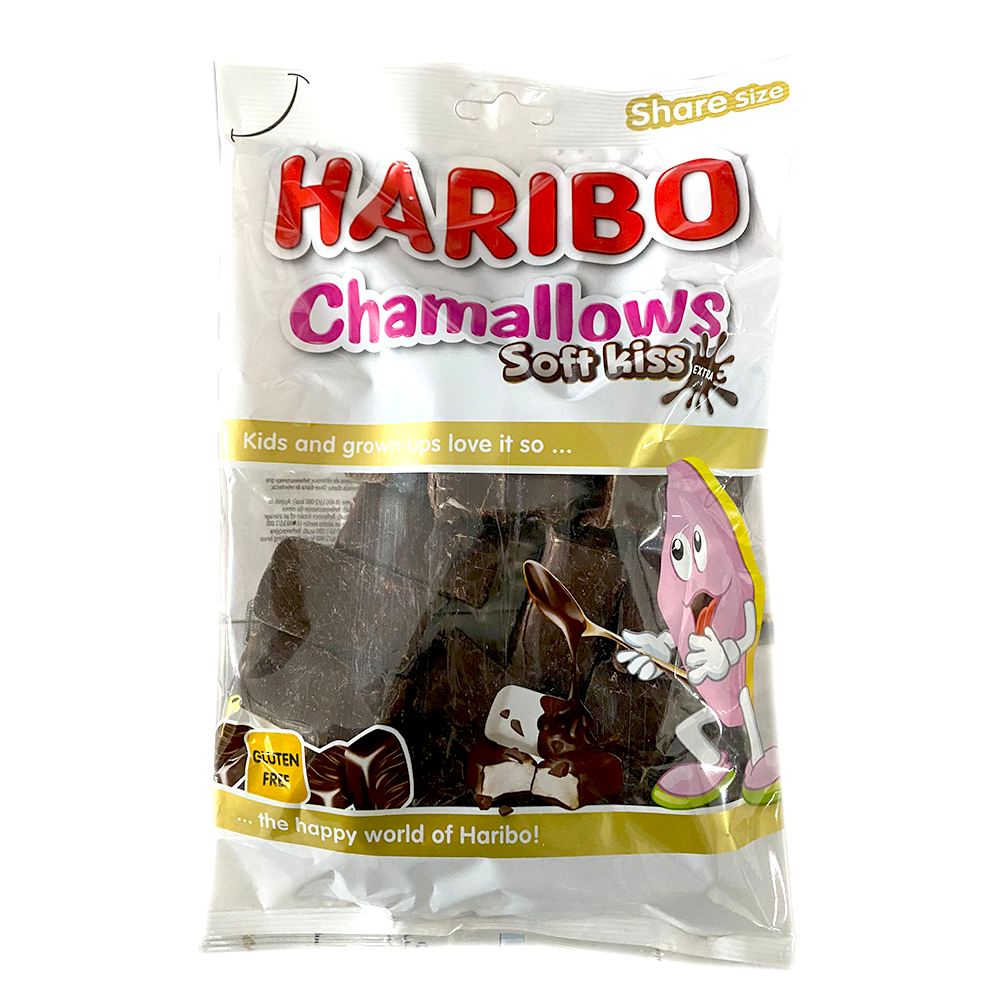 Haribo Chamallows Soft Kiss 175g / Marshmallow With Chocolate Haribo Chamallows Soft Kiss 175g / Marshmallow With Chocolate
