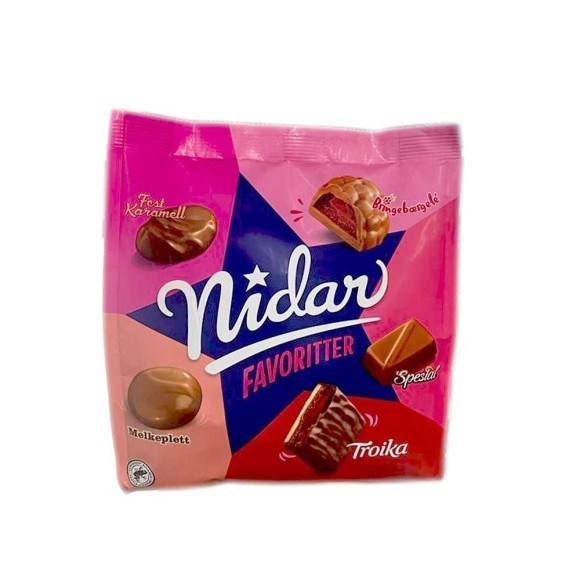 Nidar Favoritter / Mezcla de Mini Chocolatinas 300g Nidar Favoritter / Mezcla de Mini Chocolatinas 300g