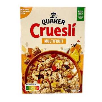 Quaker Cruesli Multifruit / Avena con MultiFrutas 450g