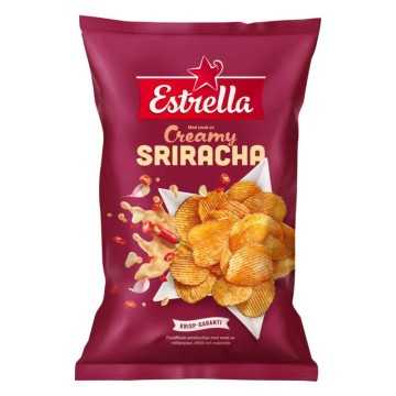 Estrella Creamy Sriracha Chips / Patatas Fritas sabor Sriracha 175g